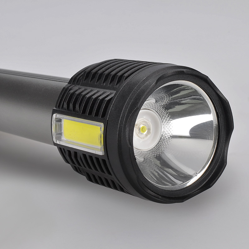 Solight LED nabíjecí ruční svítilna, 150+150lm, Li-Ion