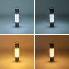 Solight LED nabíjecí ruční svítilna s kampingovou lucernou, 250lm, power bank, Li-Ion