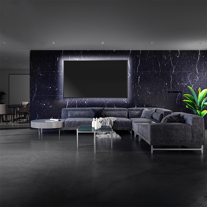 Solight LED pásek pro TV, 100cm, USB, vypínač, studená bílá