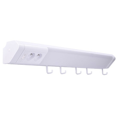Solight LED kuchyňské svítidlo, 2x zásuvka, vypínač, 10W, 4100K, 51cm
