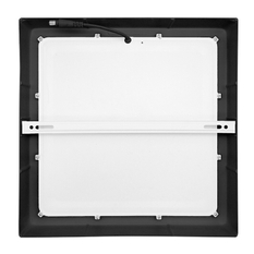 Solight LED mini panel CCT, přisazený, 24W, 1800lm, 3000K, 4000K, 6000K, čtvercový, černá barva