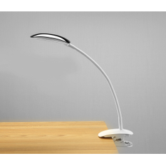 Solight LED stmívatelná lampička 2v1, podstavec i klip, 5W 4000K, 3 barevné kryty