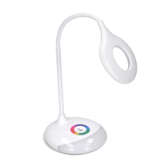 Solight LED stolní lampička nabíjecí, 5W, RGB podsvícení, stmívatelná, USB napájení