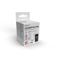 Solight LED SMART WIFI žárovka, GU10, 5W, RGB, 425lm