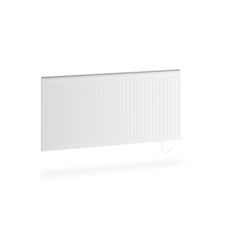 Radiátor Kermi E-Panel Profil horizontální F1E 21 600 x 1200 mm, 1750 W, regulátor vpravo se zástrčkou, bílá