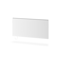 Radiátor Kermi E-Panel Profil horizontální F1E 21 600 x 1200 mm, 2000 W, regulátor vlevo se zástrčkou, bílá