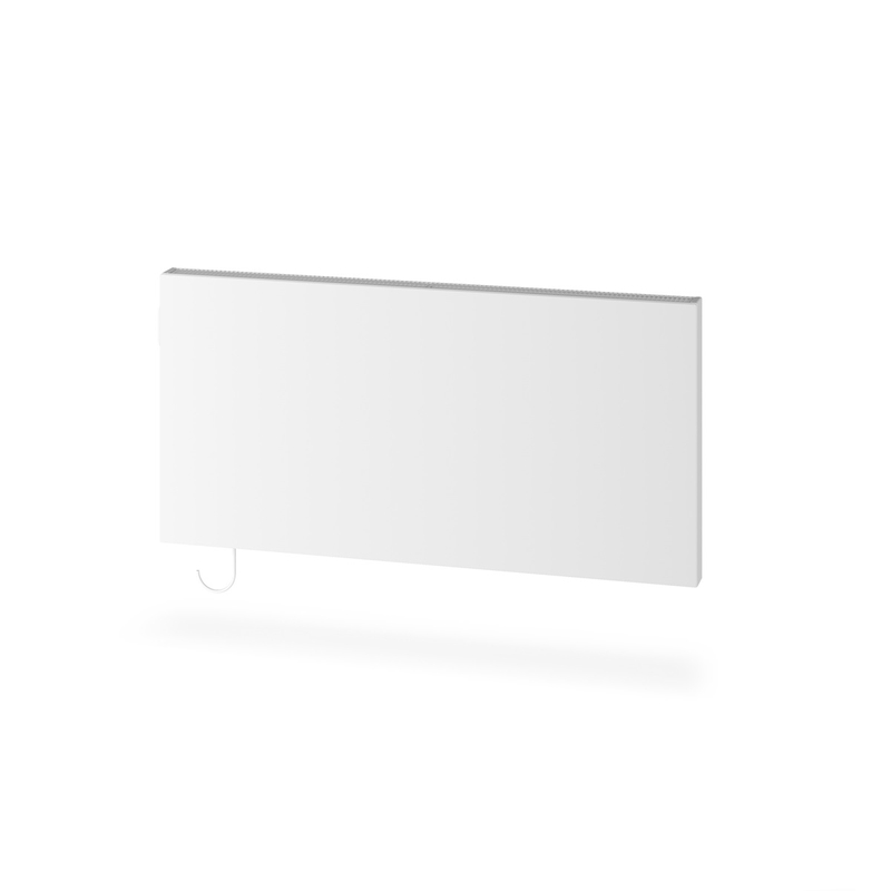Radiátor Kermi E-Panel Plan horizontální P1E 21 600 x 800 mm, 1000 W, regulátor vlevo se zástrčkou, bílá