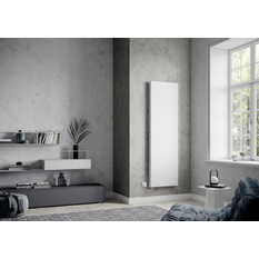 Radiátor Kermi E-Panel Plan vertikální P2E 10 1800 x 400 mm, 1000 W, regulátor vlevo se zástrčkou, bílá