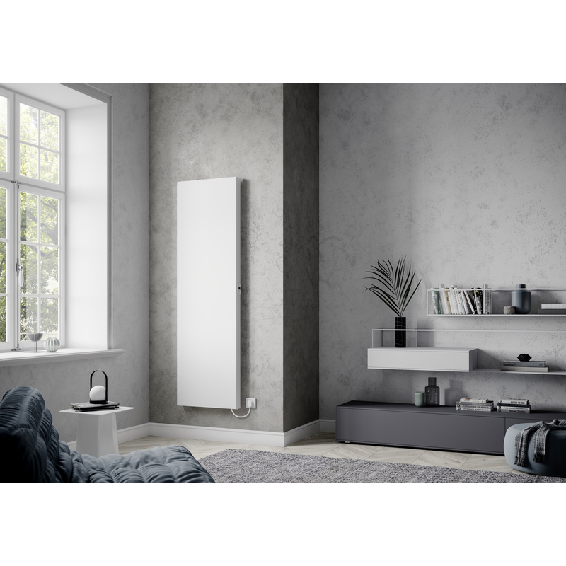 Radiátor Kermi E-Panel Plan vertikální P2E 10 1800 x 500 mm, 1250 W, bez regulátoru bez zástrčky, antracit