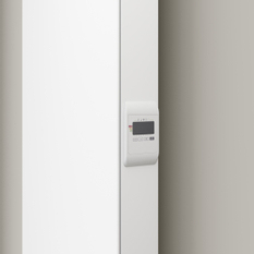 Radiátor Kermi E-Panel Plan vertikální P2E 10 2000 x 500 mm, 1500 W, regulátor vpravo bez zástrčky, bílá