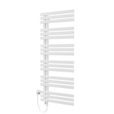 Těleso koupelnové trubkové Isan Miro 1500 x 500 mm, 602 W, pravé, kombi + klasické připojení, sněhově bílá RAL 9016
