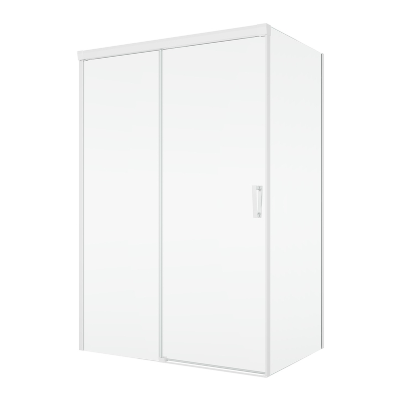 Boční stěna Ronal Cadura v 90° 750 x 2000 mm, bílá matná/sklo screen