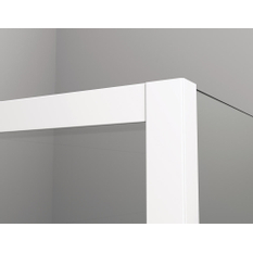 Boční stěna Ronal Cadura v 90° 750 x 2000 mm, bílá matná/sklo screen