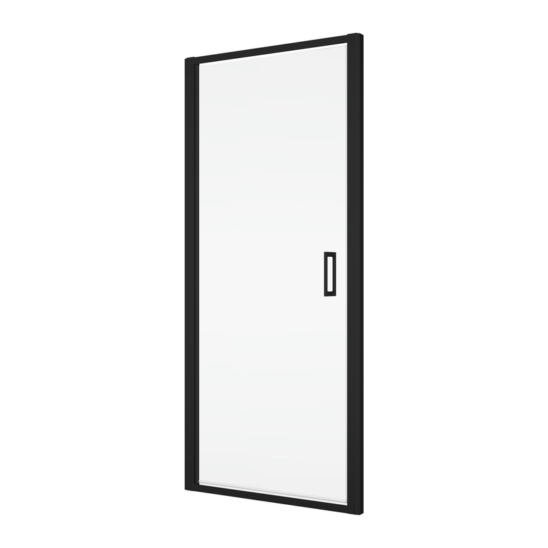 Jednokřídlé dveře Ronal Top - Line S 750 x 2000 mm, černá matná/sklo čiré