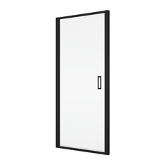 Jednokřídlé dveře Ronal Top - Line S 750 x 2000 mm, černá matná/sklo čiré
