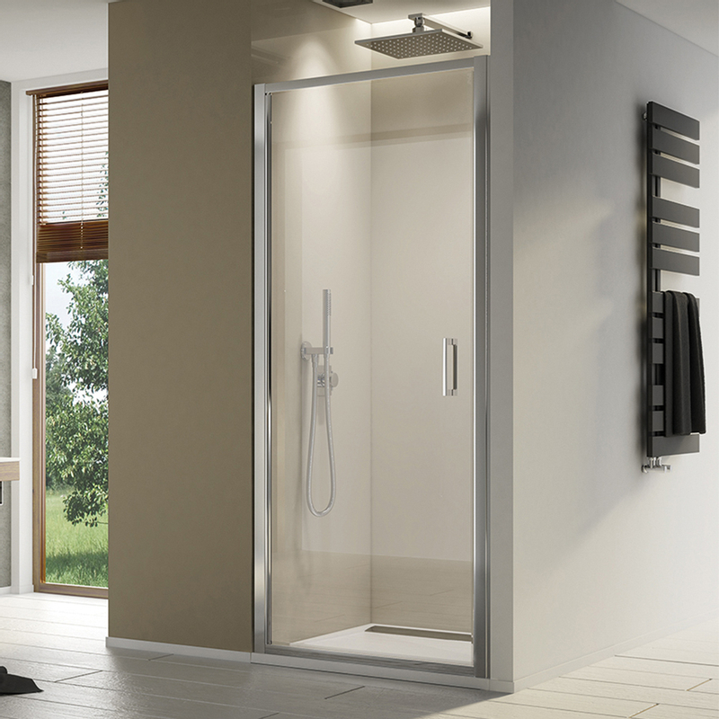 Jednokřídlé dveře Ronal Top - Line S Atyp na zaměření 0 - 1000 x 2000 mm, matný elo x /sklo linie