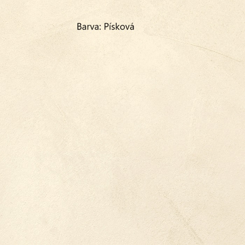 Obdélníková sprchová vanička Ronal Calce z litého mramoru (Mineralite) 900 x 800 x 30mm, písková