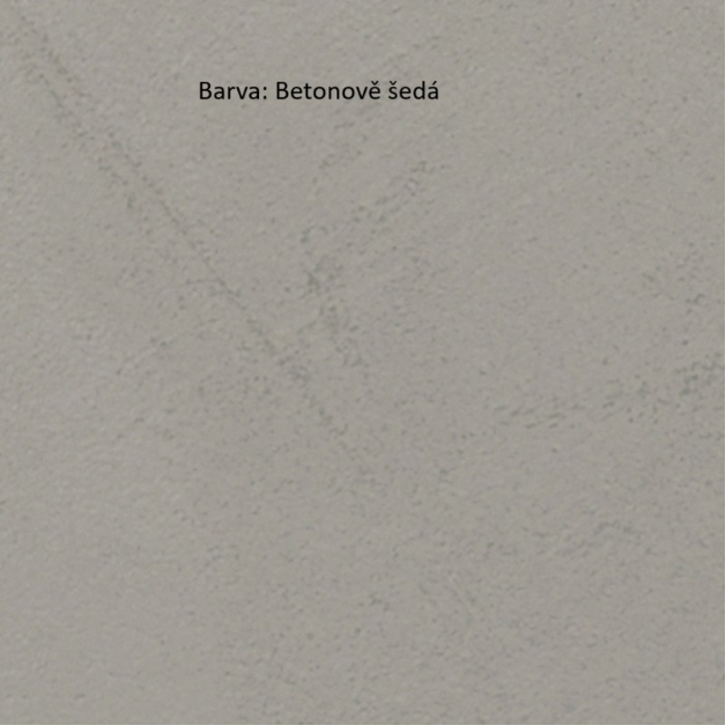 Obdélníková sprchová vanička Ronal Dune z litého mramoru (Mineralite) 900 x 700 x 30mm, betonově šedá