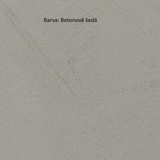 Obdélníková sprchová vanička Ronal Dune z litého mramoru (Mineralite) 900 x 700 x 30mm, betonově šedá