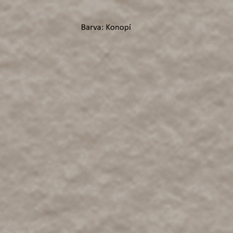 Obdélníková sprchová vanička Ronal Air z litého mramoru (Mineralite) 1700 x 700 x 20mm, konopí