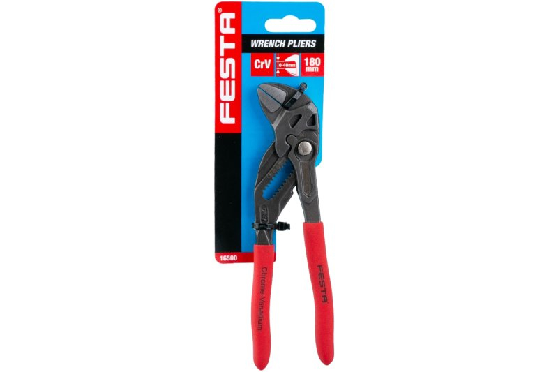 Kleště SIKO Festa CrV 180mm s rovnými čelistmi 0-40mm