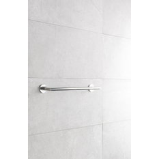 Elektrický sušák ručníků PMH Inga 859 x 91 mm, elektrické připojení vlevo, 17 W, Leštěná nerez