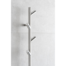 Elektrický sušák ručníků PMH Lisa 91 x 1708 mm, 24 W, Leštěná nerez