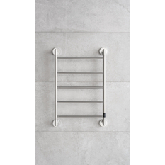 Elektrický sušák ručníků PMH Niklas 657 x 952 mm, elektrické připojení vpravo, 54 W, Leštěná nerez