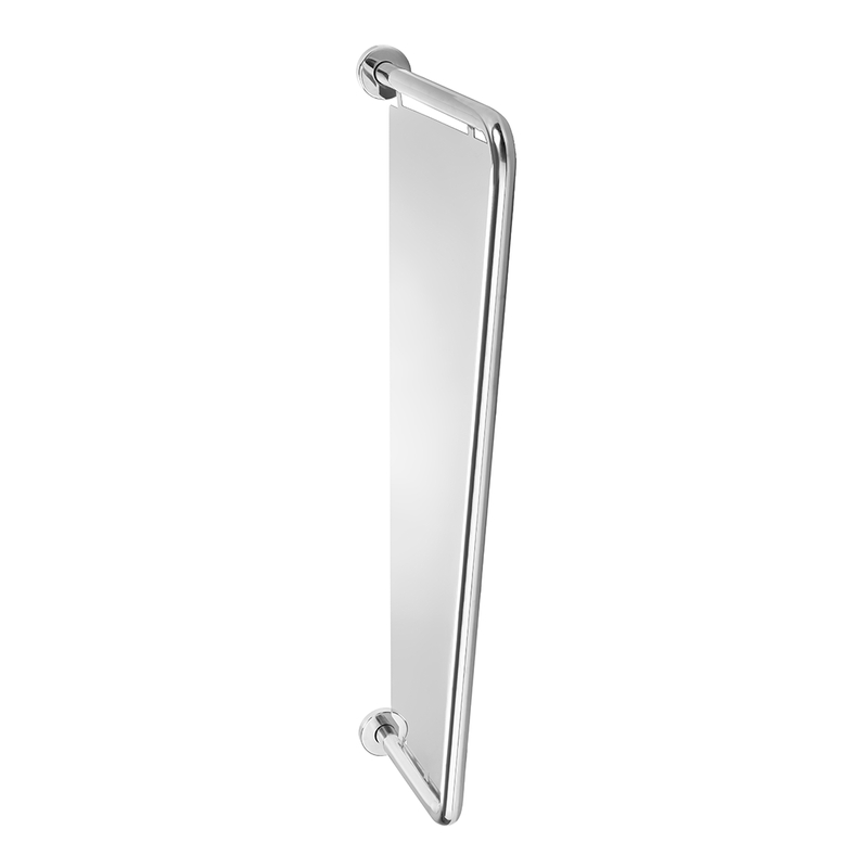 Zástěna mezi pisoáry Bemeta Hotelové vybavení 400 x 860 mm nerez mat