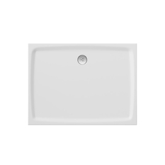 SET Ravak sprchové dveře posuvné Blix slim černá mat, do niky 100 cm + pevná stěna 80cm vanička obdélník Gigant Pro Flat 100 x 80 cm, bez nohou, bílá
