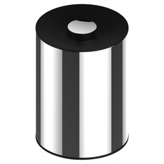 Odpadkový koš Keuco, lakovaný hliník/černošedá (RAL 7021)