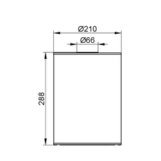 Odpadkový koš Keuco, bílá/bílá