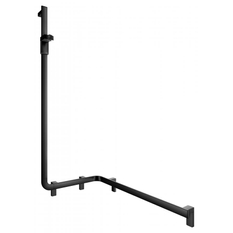 Sprchové madlo se sprchovou tyčí Keuco Axess, 850/531/1301 mm, černý matná