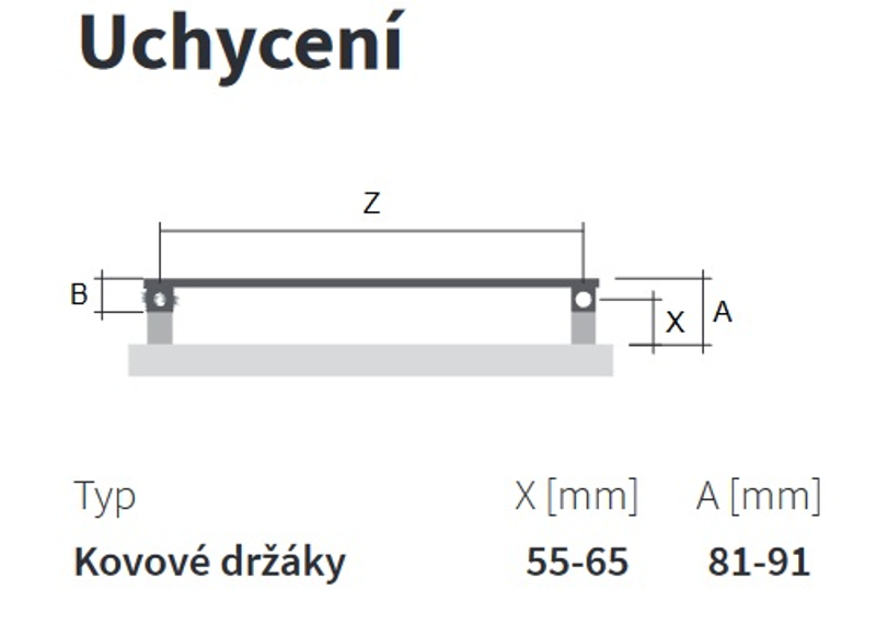 Těleso koupelnové trubkové Isan Atria 1520 x 550 mm, 761 W, kombi + klasické připojení, sněhově bílá RAL 9016