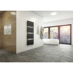 Těleso koupelnové trubkové Isan Atria 1520 x 550 mm, 761 W, kombi + klasické připojení, sněhově bílá RAL 9016