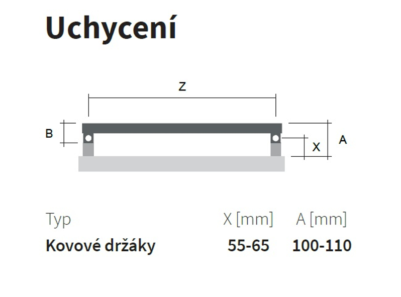 Těleso koupelnové trubkové Isan Club Sky 1470 x 600 mm, 810 W, klasické připojení, sněhově bílá RAL 9016