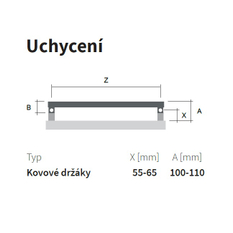 Těleso koupelnové trubkové Isan Club Sky 1470 x 600 mm, 810 W, klasické připojení, sněhově bílá RAL 9016