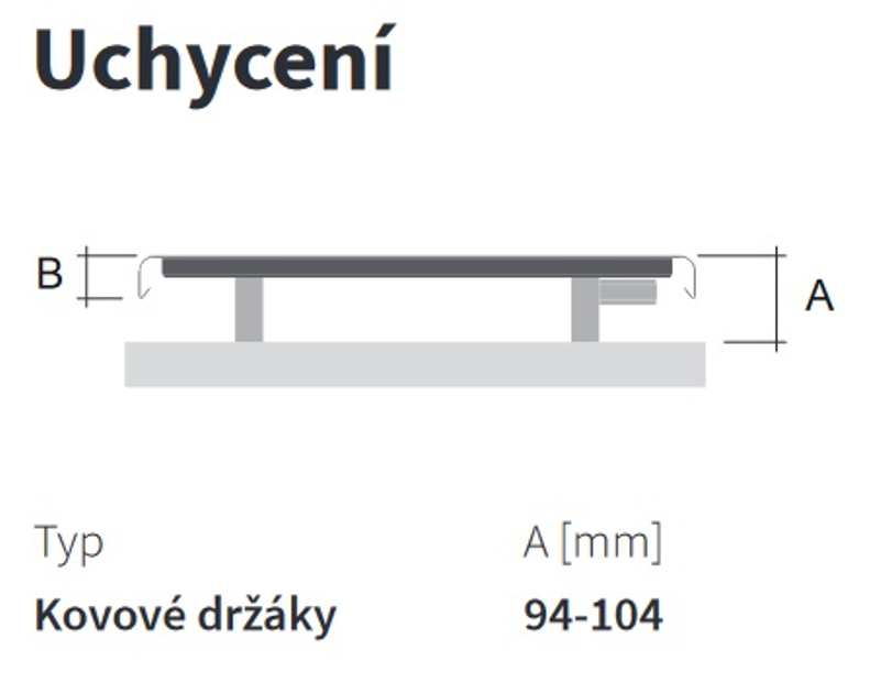 Těleso koupelnové elektické Isan E-Arte 1765 x 456 mm, 600 W, elektrické s topnou fólií, sněhově bílá RAL 9016
