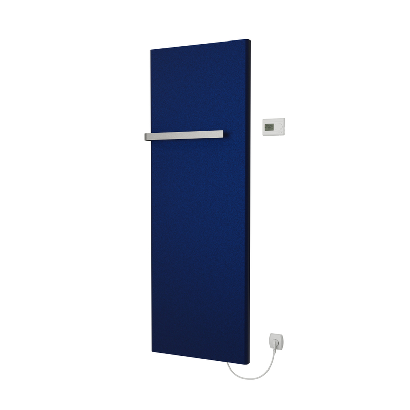 Těleso koupelnové elektické isan E-Arte 1765 x 456 mm, 900 W, elektrické s topnou fólií, sněhově bílá RAL 9016