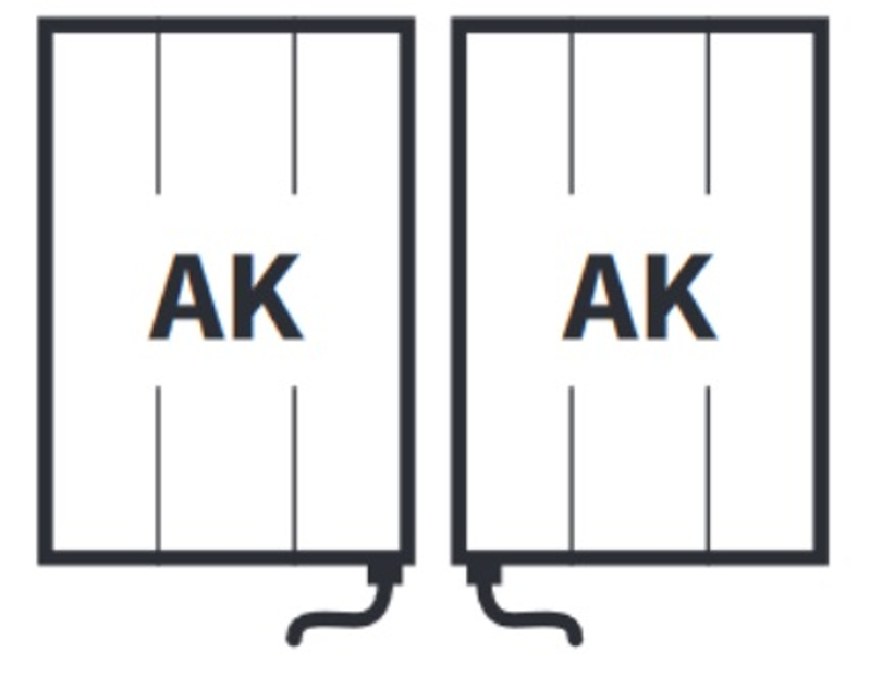 Těleso koupelnové elektické isan E-Saga 1765 x 606 mm, 900 W, elektrické s topnou fólií, sněhově bílá RAL 9016