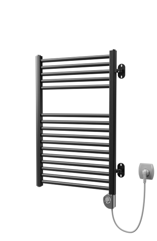 Těleso koupelnové trubkové Isan Grenada Plus 1775 x 750 mm, 600 W, elektrické s regulátorem Mini PW, sněhově bílá RAL 9016