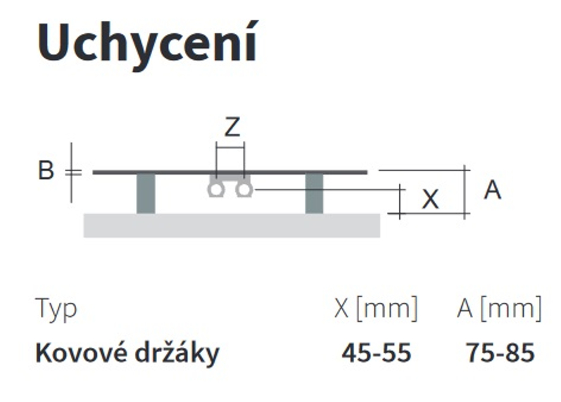 Těleso topné designové Isan Ori Open 1490 x 490 mm, 662 W, středové připojení, sněhově bílá - struktura S09