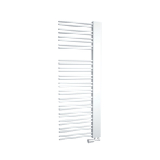 Těleso koupelnové trubkové Isan Swingo 1210 x 610 mm, 599 W, levé, klasické připojení, sněhově bílá RAL 9016