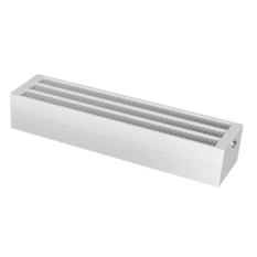 Konvektor Isan Exact K33W, 280 x 700 mm, 1459 W, připojení AD, na zem, bez mřížky, bílá