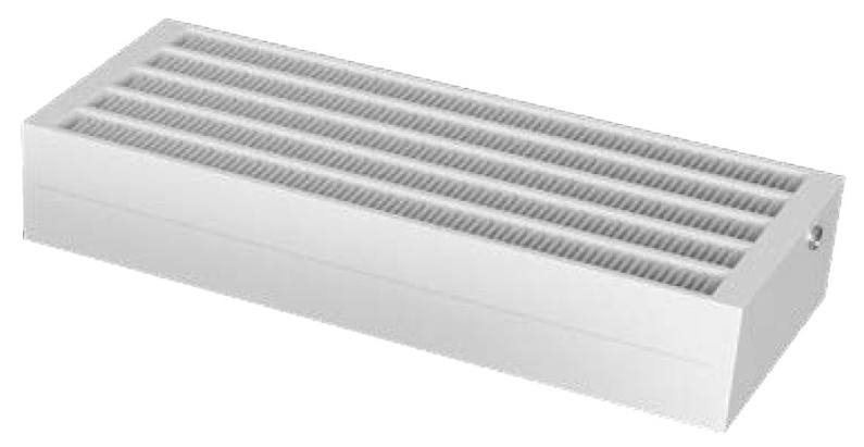 Konvektor Isan Exact K55W, 280 x 800 mm, 2777 W, připojení AD, na zem, bez mřížky, bílá