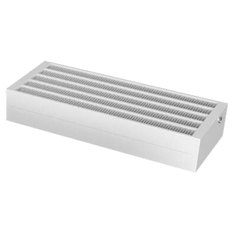 Konvektor Isan Exact K55W, 280 x 800 mm, 2777 W, připojení AD, na zem, bez mřížky, bílá
