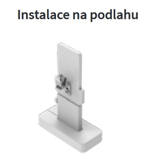Konvektor Isan Exact K21, 70 x 5200 mm, 2101 W, připojení AD, na zem, s lineární mřížkou, bílá