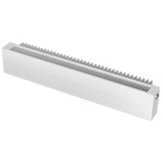 Konvektor Isan Exact K22, 140 x 5000 mm, 4171 W, připojení AD, na zem, s lineární mřížkou, bílá