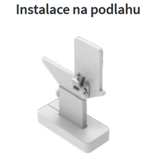 Konvektor Isan Exact K33, 70 x 600 mm, 482 W, připojení AD, na zem, s lineární mřížkou, bílá