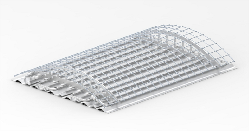Panel stropní Isan Sofito 721 x 5200 mm, 3713 W, 6 profilů, bílá